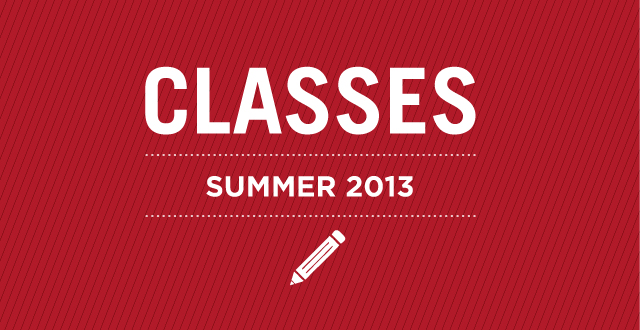 Gail M Reid Classes: Summer 2013